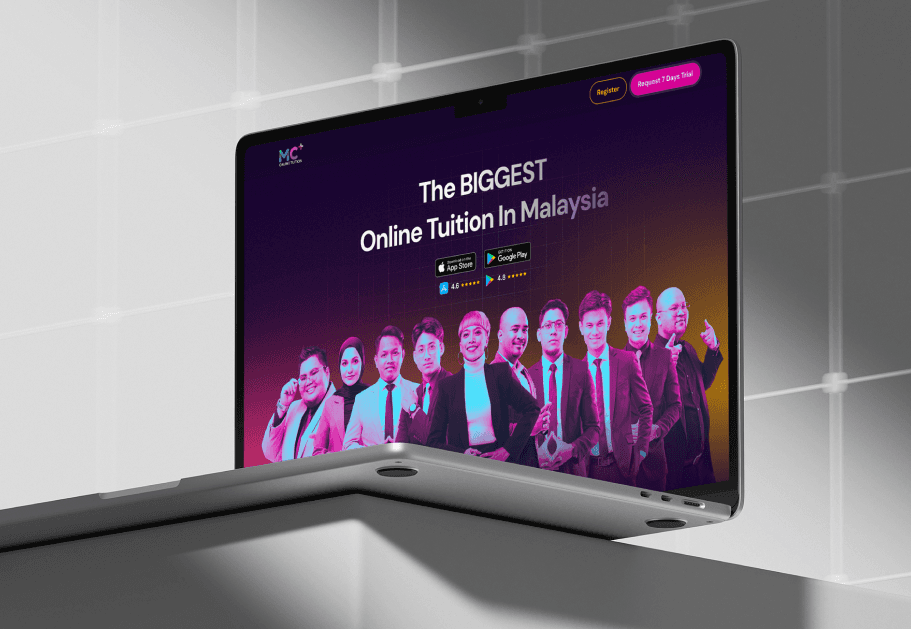 MCPlus landing page