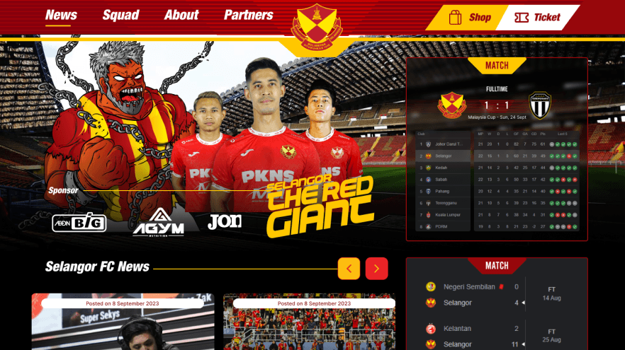 Website redesign
