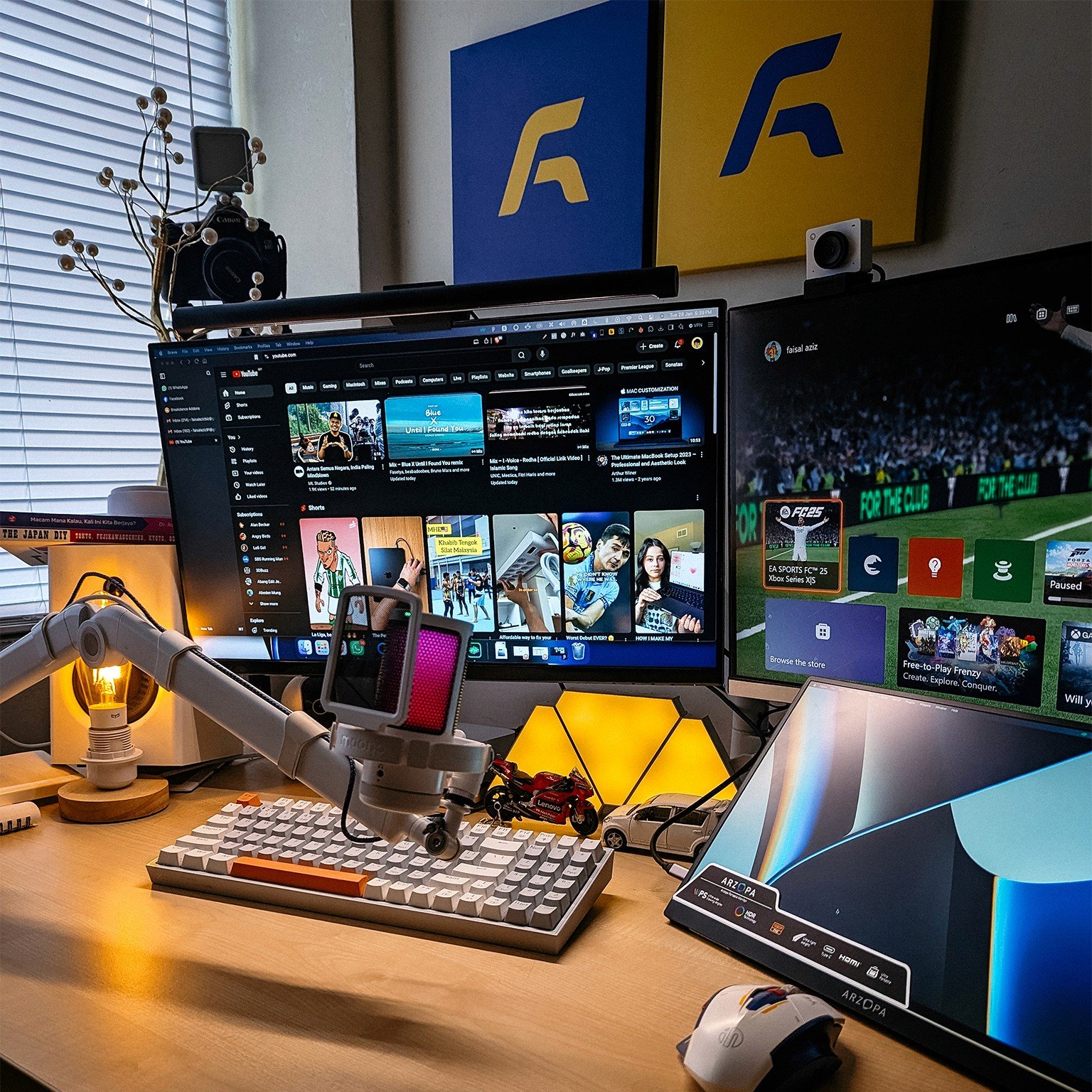 Faisal Aziz workspace