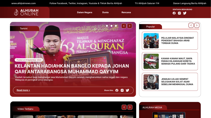 Website redesign